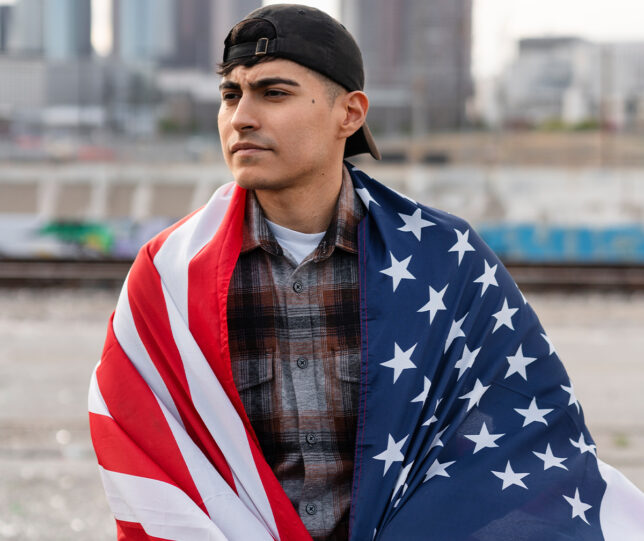 man with us flag man with us flag